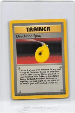 Devolution Spray 72/102 - Non Holo Rare - Base Set - WOTC Pokemon Card - NM/LP - Image 1