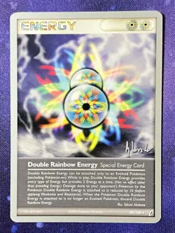 Double Rainbow Energy 88/100 Pokemon 2008 World Championship Deck Card - LP - Image 1