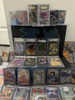 Massive Pokemon Card Lot 10+ Slabs AR UR IR SR EX 2500+ Cards 1000 Holos! - Image 2