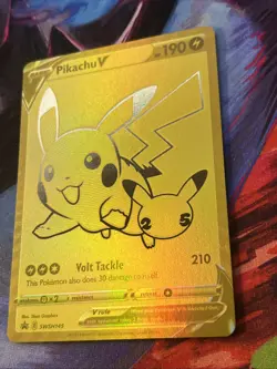 Pikachu V SWSH145 SWSH: Sword & Shield Promo Cards Holo NM - Image 2