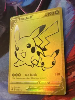 Pikachu V SWSH145 SWSH: Sword & Shield Promo Cards Holo NM - Image 3