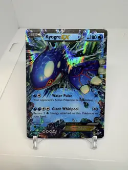 Kyogre EX 54/160 Holo Ultra Rare Primal Clash Pokemon Card - Image 1