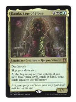 MTG Foil Mythic Damia, Sage of Stone x 1 NM - Commander Anthology Volume II - Image 1
