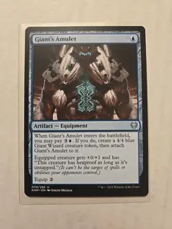 Giant's Amulet - Kaldheim - LP - Uncommon - Equipment - Image 1