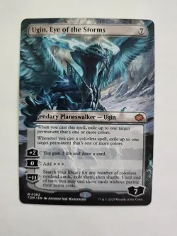 Ugin, Eye of the Storms (Borderless) Tarkir: Dragonstorm Regular NM - Image 1