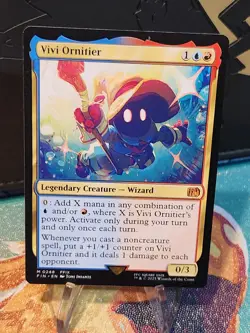 FLASH SALE!! Vivi Ornitier M 0248 FFIX - Final Fantasy MTG Mythic Rare THRU SUN - Image 1
