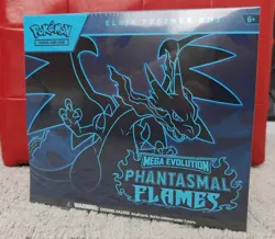 Pokemon Mega Evolution Phantasmal Flames ETB NEW FACTORY SEALED - Image 1
