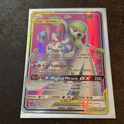 Pokemon Gardevoir & Sylveon GX TAG TEAM Holo Card Basic Fairy HP 260 130/214 - Image 1
