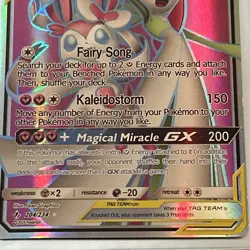Pokemon Gardevoir & Sylveon GX TAG TEAM Holo Card Basic Fairy HP 260 130/214 - Image 4