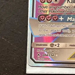 Pokemon Gardevoir & Sylveon GX TAG TEAM Holo Card Basic Fairy HP 260 130/214 - Image 5