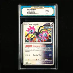 TQG 9.5 MINT+ 2024 Pokemon ENG Iron Jugulis 139/162 U - Image 1