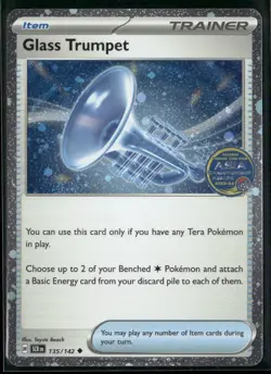 Glass Trumpet 135/142 Asia Championship Series 2023-24 Pokemon Stellar Crown NM - Image 1