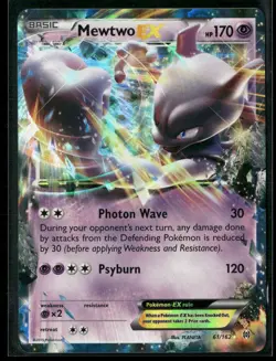 Mewtwo EX (61) 61/162 Holo - Pokemon TCG XY - BREAKthrough - Image 1