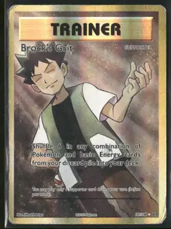 Brock's Grit (Full Art) 107/108 Holo - Pokemon TCG XY - Evolutions - Image 1