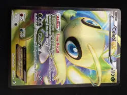 Pokemon TCG Boundaries Crossed Celebi-EX Ultra Rare Full Art #141/149 Near Mint - Image 1