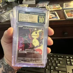 Pokemon CGC 10 Team Rocket's Mimikyu Mega Dream Ex Art Rare Holo Card 205/193 - Image 1