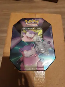 Pokemon TCG Galarian Slowbro V Forces Tin Brand New Sealed 820650808401 - Image 1
