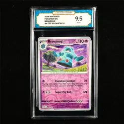 TQG 9.5 MINT+ 2024 Pokemon ENG Bronzong 069/162 U - Image 1