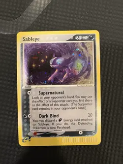 Sableye Reverse Holo Pokemon 2003 E-Reader EX Sandstorm LP Condition - Image 2