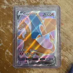 Pokemon Champions Path Charizard V SWSH050 Promo Full Art NM-MT - Image 1
