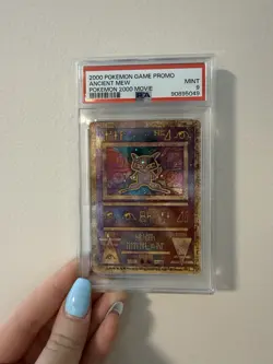 Pokemon Ancient Mew Movie 2000 Promo PSA 9 Mint - Image 1