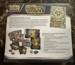 Pokemon TCG Surging Sparks ETB Factory Sealed + Gastly Charmander Tech Packs - Image 3