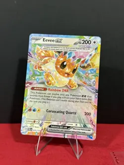 Pokemon Eevee ex 075/131 Sv: Prismatic Evolutions Double Rare Holo TCG - Image 1