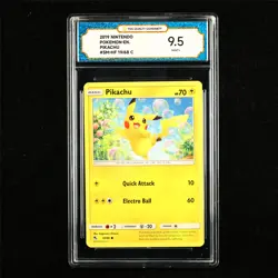TQG 9.5 MINT+ 2019 Pokemon ENG Pikachu 19/68 C - Image 1