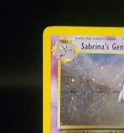 Sabrina's Gengar 014/132 Pokemon Gym Heroes Holo MP With Swirl Next To Gengar - Image 2