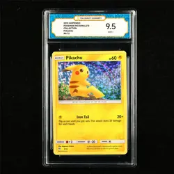 TQG 9.5 MINT+ 2019 Pokemon ENG Pikachu 6/12 - Image 1