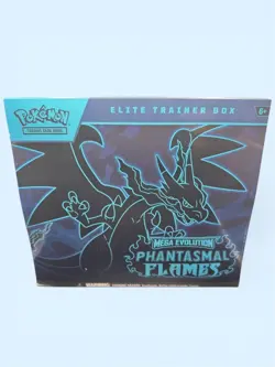 Pokemon Mega Evolution Phantasmal Flames Elite Trainer Box ETB New Sealed - Image 1