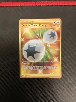 Pokemon TCG Brilliant Stars 216/189 Double Turbo Energy Secret Rare - NM - Image 1