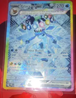 Pokemon Glaceon EX 150/131 Sv: Prismatic Evolutions Special Illustration Rare H… - Image 1