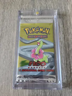 Pokemon Neo Genesis 1st Edition Meganium Booster Pack SEALED - Image 3