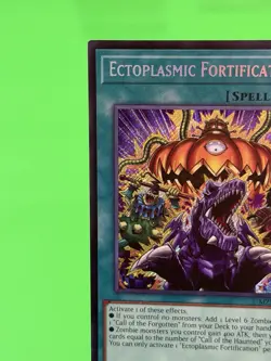 Yu-Gi-Oh Maze Of Muertos Ectoplasmic Fortification Secret Rare MZMU-EN008 NM!!! - Image 4