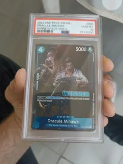 Dracule Mihawk Winner St03-005 PSA 10 Onepiece Card Game - Image 2