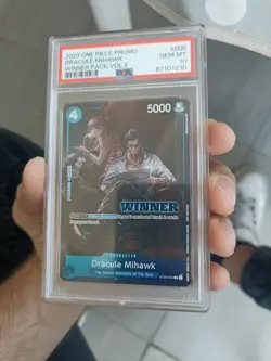 Dracule Mihawk Winner St03-005 PSA 10 Onepiece Card Game - Image 3