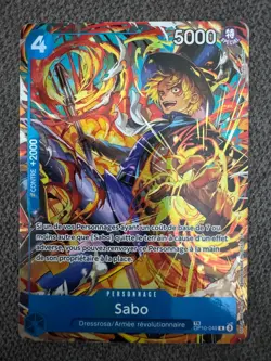 One Piece TCG - Sabo TR Treasure Rare OP12 (OP10-049) - French MINT - Image 1