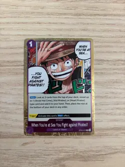 OP05-076 When You're at Sea You Fight against Pirates!! English R NM One Piece - Image 1