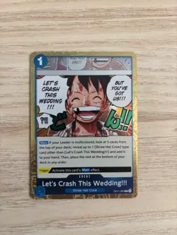 OP11-060 Let's Crash This Wedding!!! English R NM One Piece TCG Card Game - Image 1