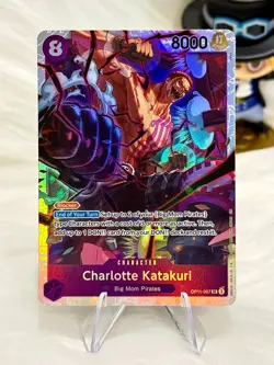 Charlotte Katakuri OP11-067 SR English A Fist of Divine Speed - One Piece - NM - Image 1