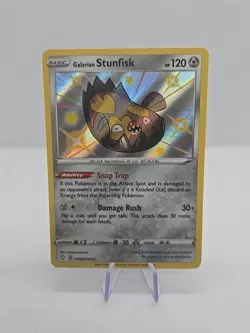 Pokemon Galarian Stunfisk Holo Rare Shining Fates SV088/SV122 - Image 1