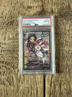 Pokemon TCG Sylveon v Ultra Rare TG14/TG30 Brilliant Stars Graded PSA 10 - Image 1