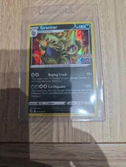 Pokemon TCG - Tyranitar 043/078 - Holo Rare Pokemon Go - NM - Image 1