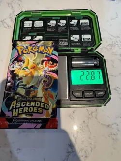 Pokemon TCG Mega Evolution Ascended Heroes Heavy 22.87g Sealed Booster Pack - Image 1