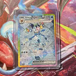 Pokemon Glaceon ex Sv: Prismatic Evolutions 150/131 Special Illustration Rare H… - Image 1