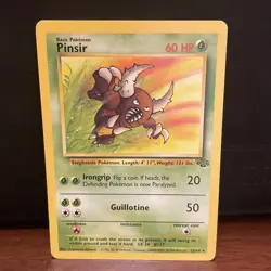 Pinsir 25/64 Jungle Regular Non Holo Unlimited Pokemon 1999 WOTC Lightly Played - Image 1