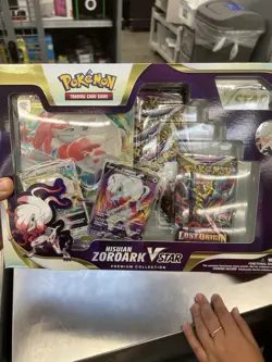 Pokemon Hisuian Zoroark VSTAR Premium Collection SEALED Collector’s Edition Box - Image 1