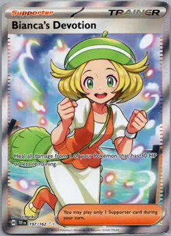 Bianca's Devotion 197/162 SV05: Temporal Forces Pokemon TCG Ultra Rare NM - Image 1