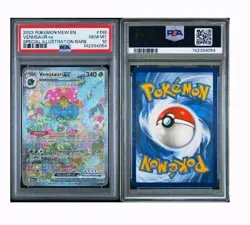 2023 POKEMON MEW EN-151 SPECIAL ILLUSTRATION RARE #198 VENUSAUR EX PSA 10 - Image 3
